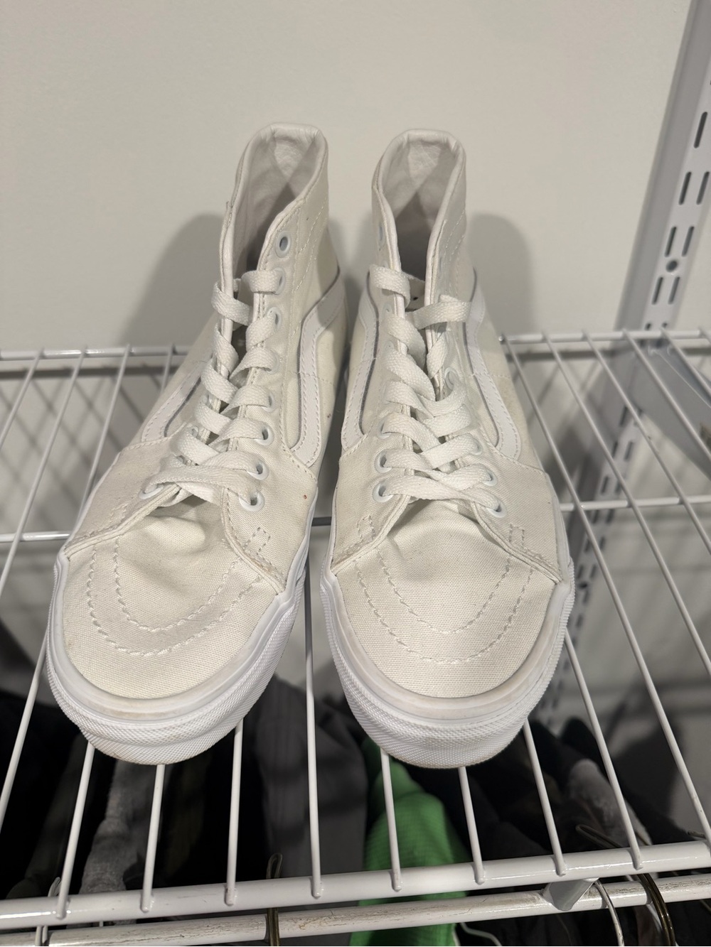 Vans White High-Top Sneakers